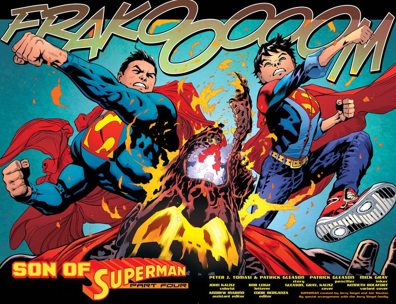 Superman #4 art by Patrick Gleason, Mick Gray, and John Kalisz